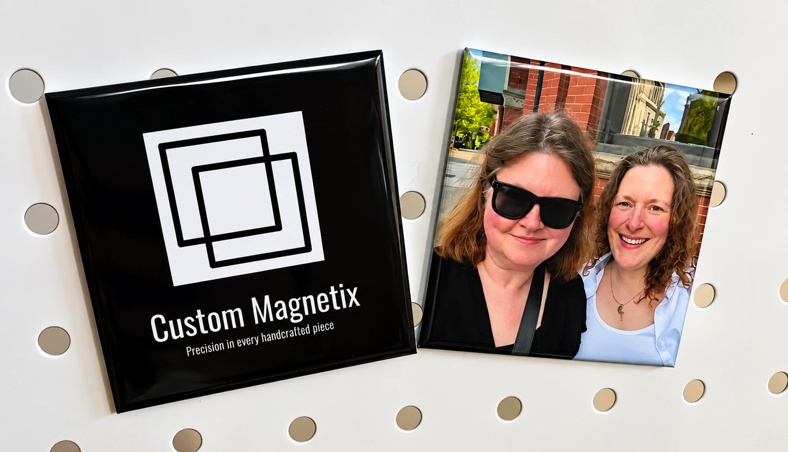 Handcrafted custom photo magnets made in Canada