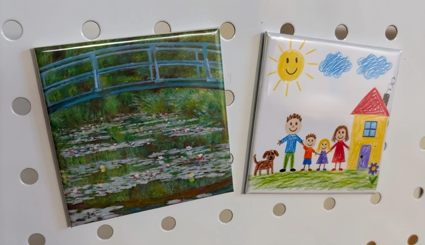 Handcrafted custom photo magnets made in Canada