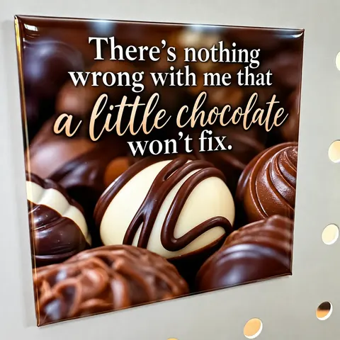 Ready-Made Magnets - Chocolate Quote